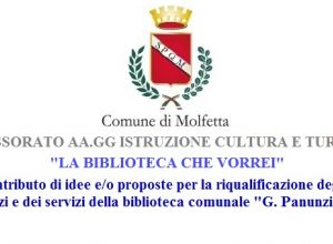 Assessorato AA GG Istruzione alla Cultura e turismo biblioteca che vorrei