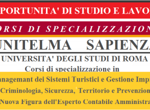 Opportunita di studio e lavoro Unitelma novembre 2018 1