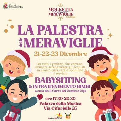 Baby Sitting gratuito per chi decide di fare acquisti in centro