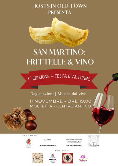 San Martino: Frittelle & Vino. Il Centro storico in festa