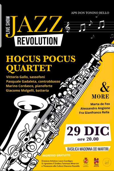 Hocus pocus quartet & more  Concerto Jazz