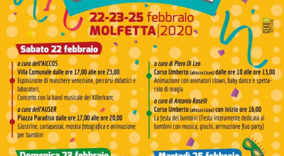 La Festa di Carnevale a Molfetta: il programma