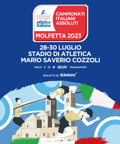 Assoluti nazionali di atletica 2023. Programma gare aggiornato. Orari dirette...