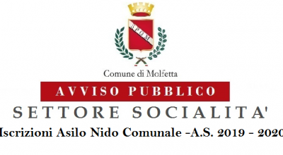 Avviso Pubblico Socialità Iscrizioni asilo nido comunale as 2019 2020