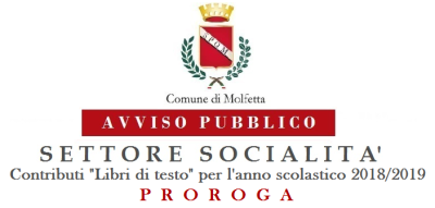 Avviso Pubblico Socialità Libri di testo 2018 2019 Avviso Pubblico Socialità Libri di testo 2018 2019