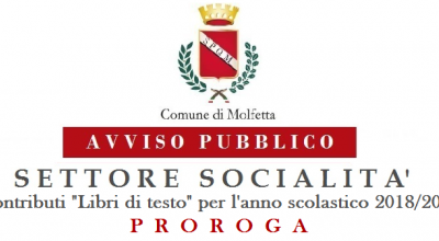 Avviso Pubblico Socialità Libri di testo 2018 2019