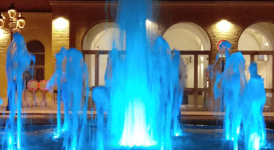 Giornata mondiale del diabete: la fontana di Piazza Moro e le torri del Duomo...