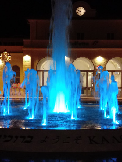 Giornata mondiale del diabete: la fontana di Piazza Moro e le torri del Duomo...