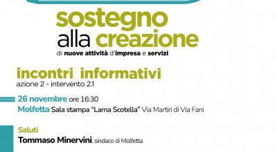 Bando start&go: a Lama Scotella il primo incontro informativo