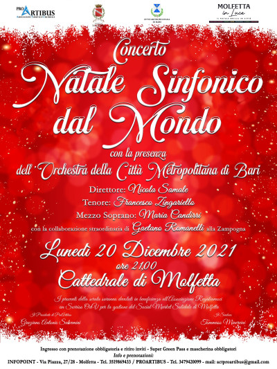 Musica e solidarietà con il Concerto di “Natale sinfonico dal mo...