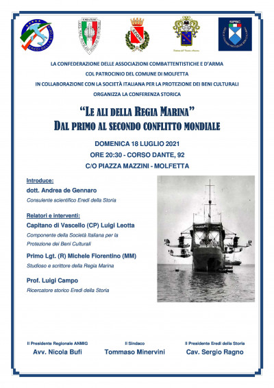 Storia sotto le Stelle: “Le ali della Regia Marina, dal primo al secon...