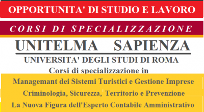 Opportunita di studio e lavoro Unitelma novembre 2018 1