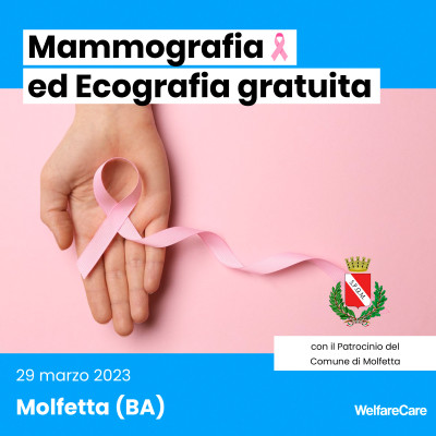 Prevenzione al seno. Screening gratuito con WelfareCare