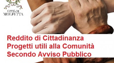 Pubblicato il secondo avviso per percettori di Reddito di Cittadinanza a disp...