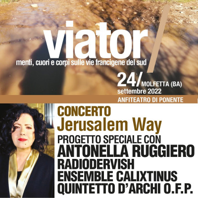 Festival Viator. Sabato è il giorno di “Jerusalem way”. Un...