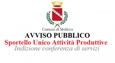 Sportello Unico avviso pubblico indizione conferenza di servizi 1