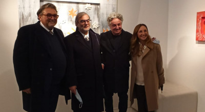 Inaugurata la mostra di Grillo “I fiori e la neve”