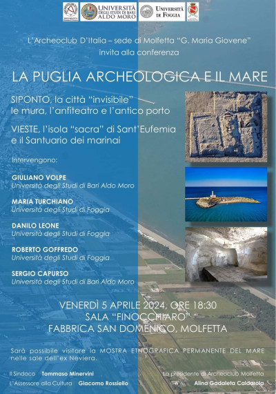 La Puglia archeologica e il mare - Conferenza