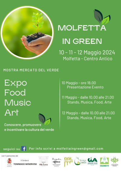 Molfetta in Green. Il simposio, le esposizioni, le degustazioni, i laboratori...