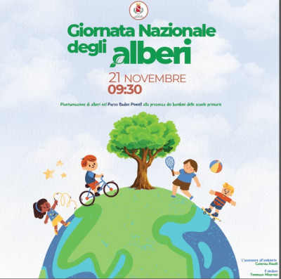 Tutti al Baden Powell per festeggiare la Giornata nazionale degli alberi