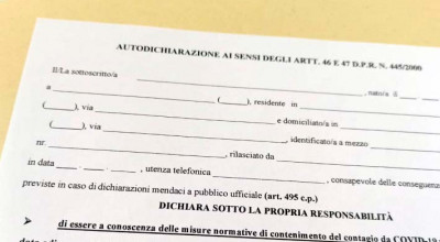 Covid: la Puglia in zona arancione. Ecco il modello di autocertificazione per...