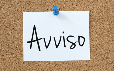 Avviso: orario estivo uffici Demografia sede Municipio