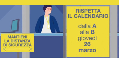 Ritiro pensioni in sicurezza, transenne e steward per regolare il flusso