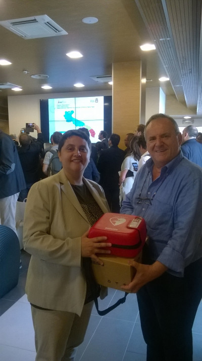 consegna defibrillatore consegna defibrillatore