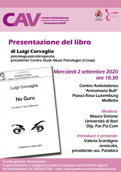 No guru. Le sette e i loro difensori - Presentazione libri