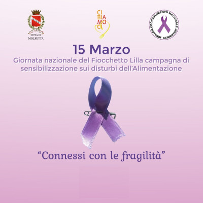 Molfetta aderisce alla Giornata nazionale della prevenzione dei disturbi alim...