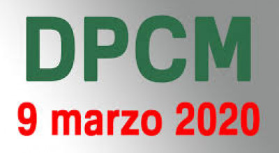 Dpcm 9 marzo 2020. Pubblicata Ordinanza Sindacale 