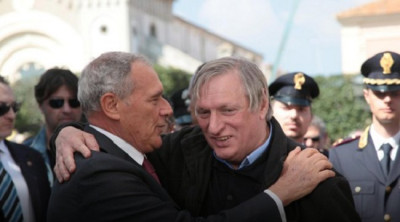 Pietro Grasso e don Luigi Ciotti a Molfetta  