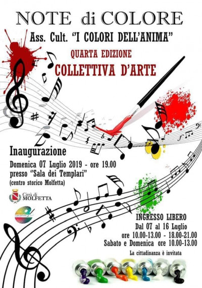 Note di Colore. La collettiva d'arte nella Sala Templari