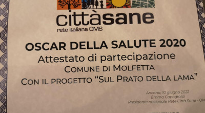 Premio Città Sane al Comune di Molfetta