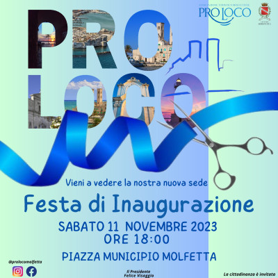 Inaugurazione nuova sede Pro Loco Molfetta