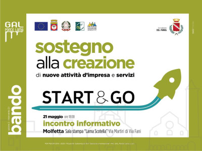 Presentazione Start&Go, bando per il sostegno alla nascita di nuove attiv...