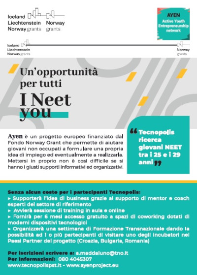 Presentazione AYEN-I neet you, Il progetto che stimola le idee di...