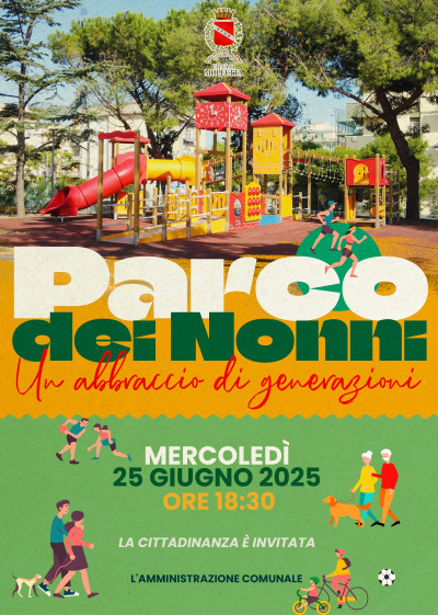 Apre il Parco dei Nonni: un abbraccio verde alla comunità