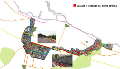 mappa piste ciclabili