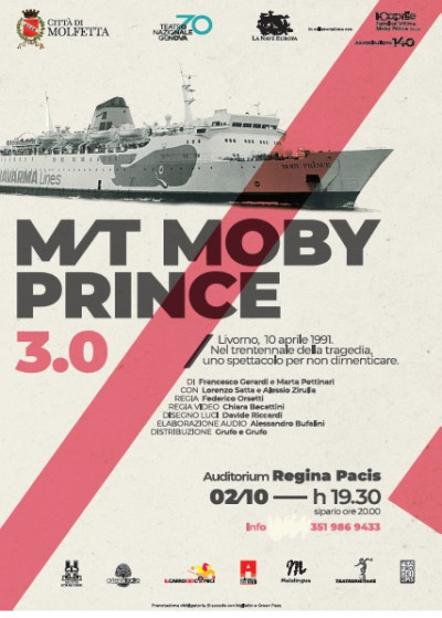 MT Moby Prince 3.0. La rappresentazione di una tragedia che, da trent’a...
