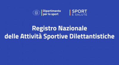 Istituito il Nuovo registro nazionale delle Attività Sportive Dilettan...