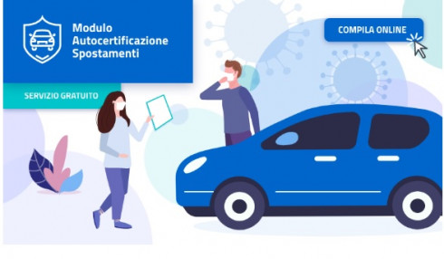 Disponibile il nuovo modello online di autodichiarazione per gli spostamenti