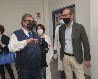 Il direttore generale della Asl in visita all’hub di Molfetta, tra i ce...