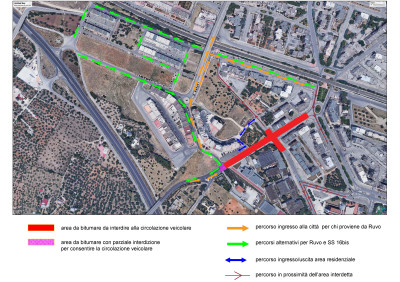 Variazioni alla circolazione stradale a ridosso di Via Ruvo